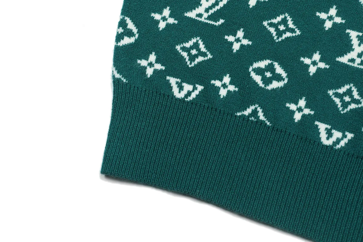 Monogram Jacquard Silk and Cashmere-Blend Sweater D18021604 — view 6