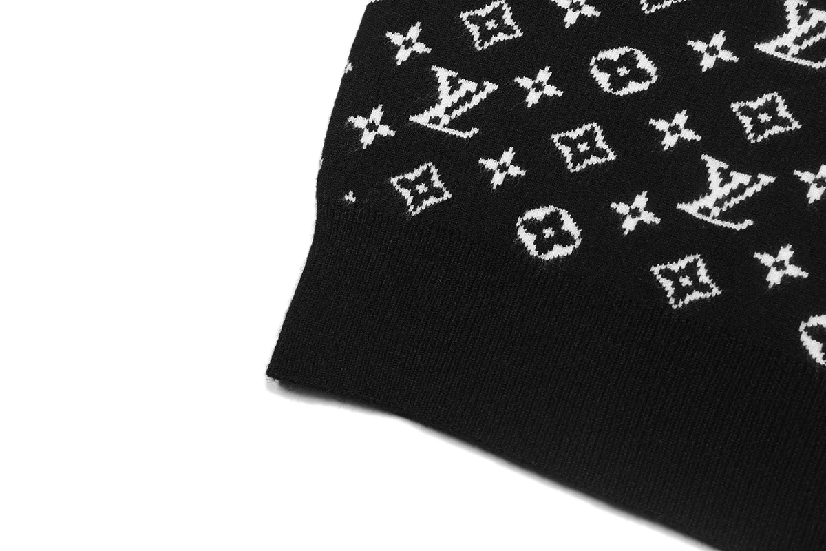 Monogram Jacquard Crew-Neck Sweater D18021607 — view 6