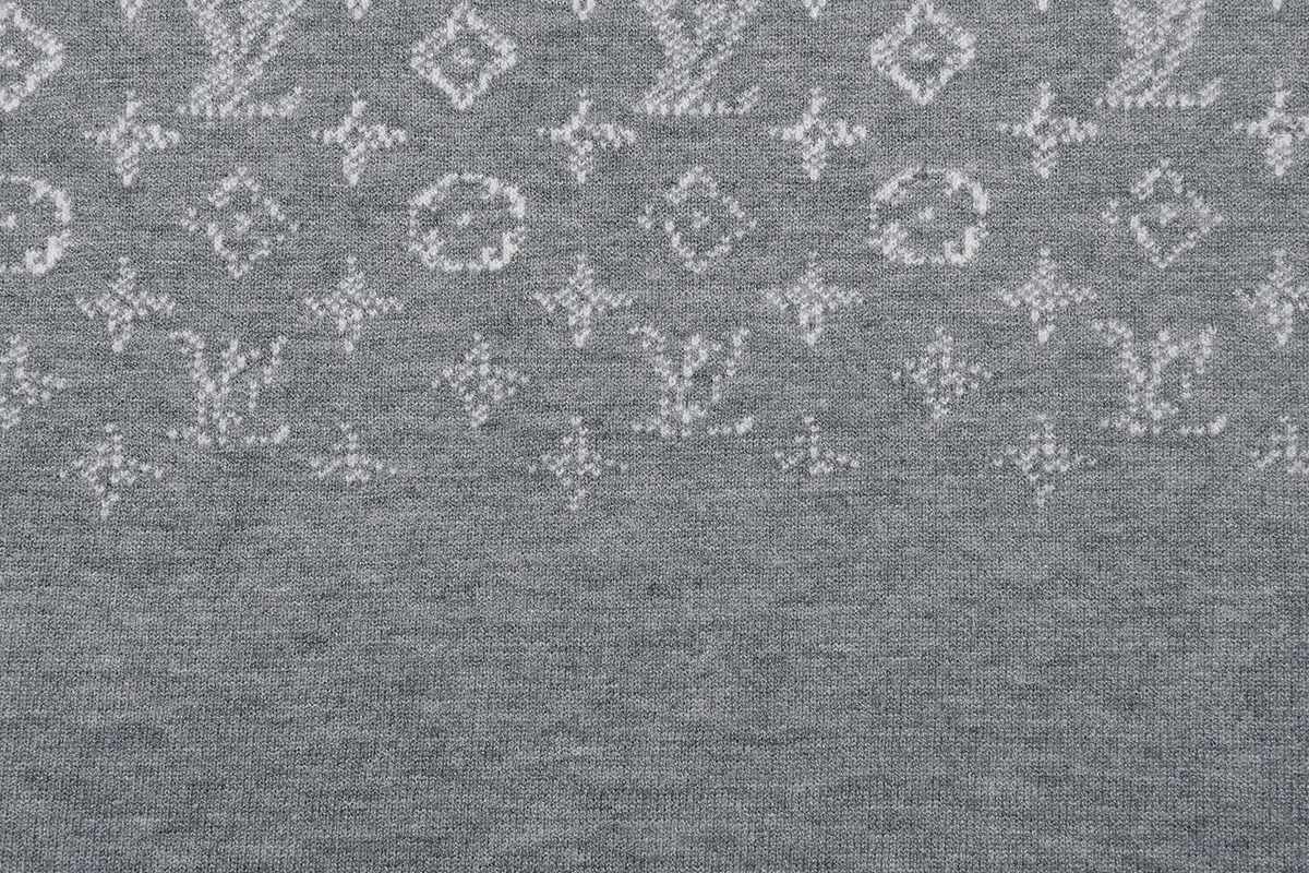Monogram Jacquard Silk-Blend Crew-Neck Sweater D18021600 — view 5