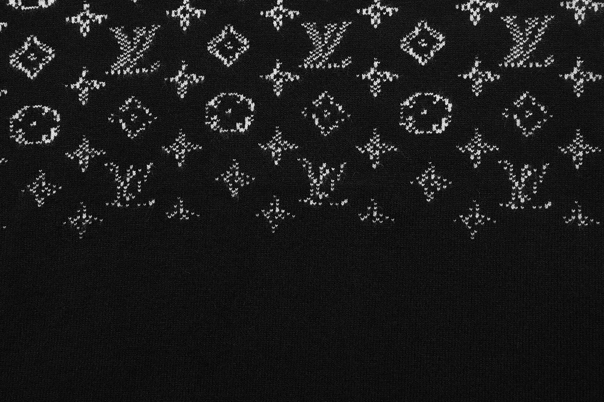 Monogram Jacquard Crew-Neck Sweater D18021599 — view 5