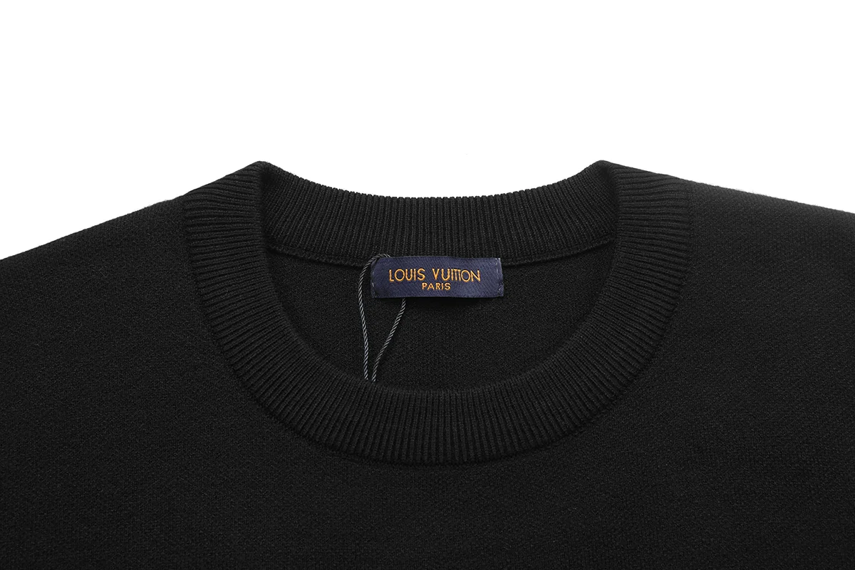 Monogram Intarsia Sleeve Wool Sweater D18521587 — view 3