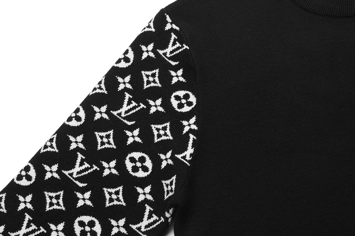 Monogram Intarsia Sleeve Wool Sweater D18521587 — view 5