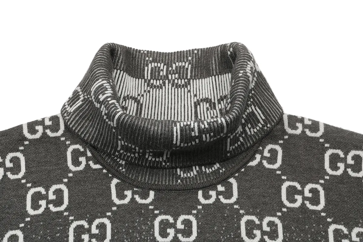 GG Monogram Wool Roll-Neck Sweater D19021651 — view 3