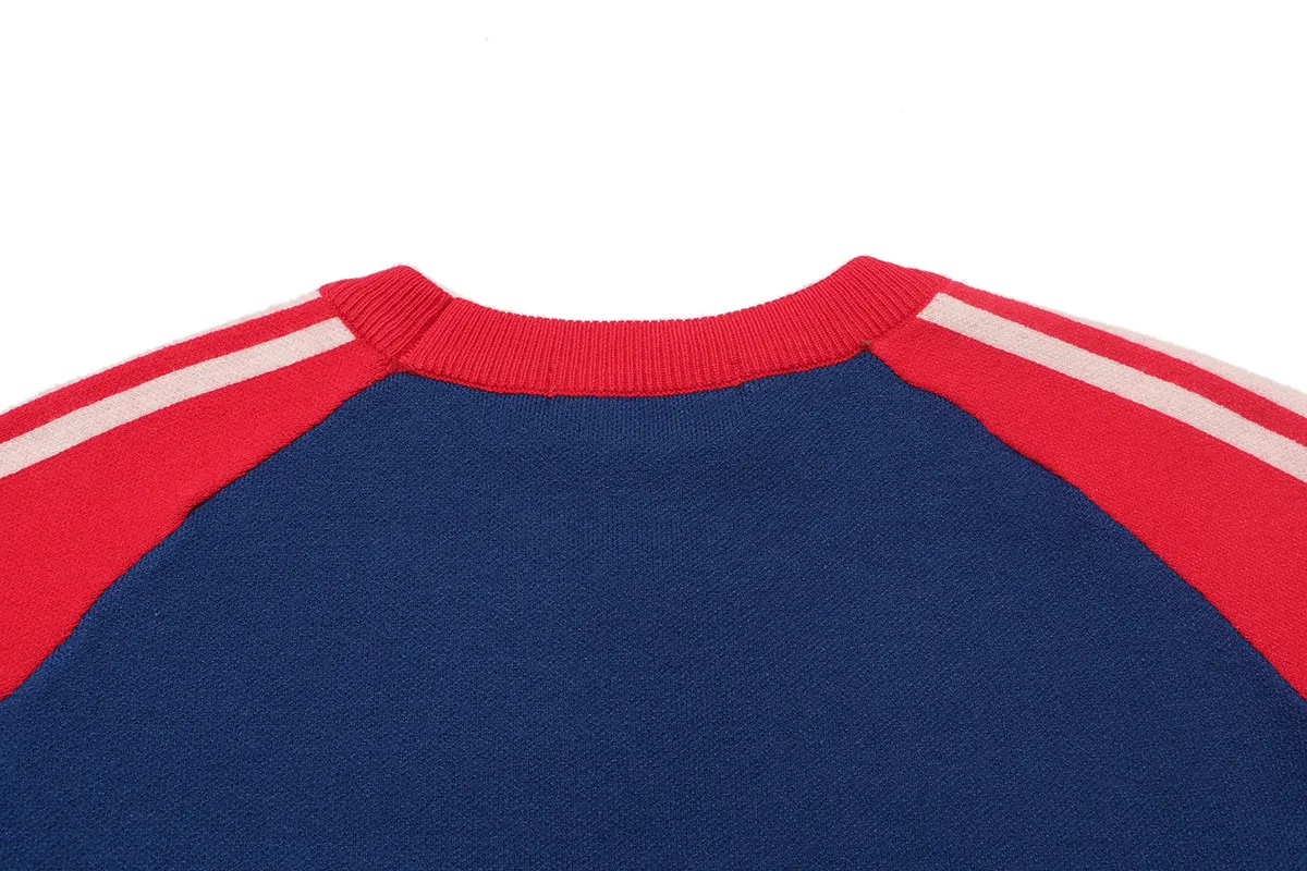 Adidas x Gucci Logo Embroidered Knit Sweater D19021567 — view 4