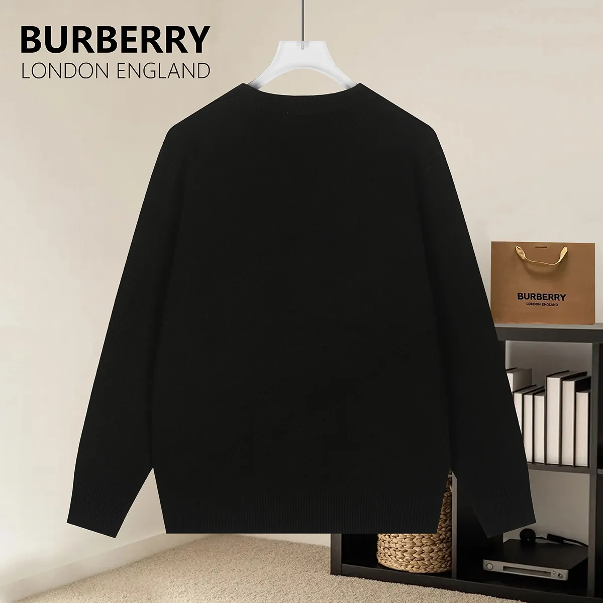 EKD Intarsia Wool-Blend Crew-Neck Sweater D20021569 — view 2
