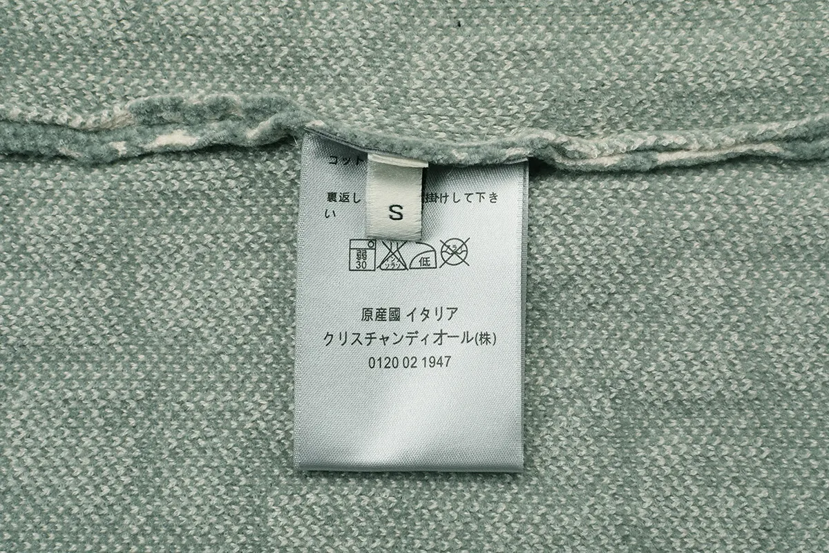 Oblique Jacquard Crew-Neck Sweater D20021628 — view 8