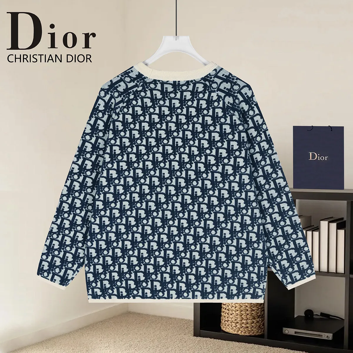 Atelier Logo Jacquard Crew-Neck Sweater D20021629 — view 2