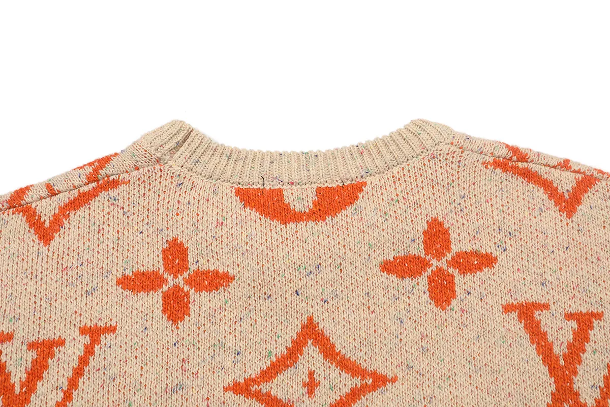 Monogram Jacquard Crew-Neck Sweater D20021602 — view 4