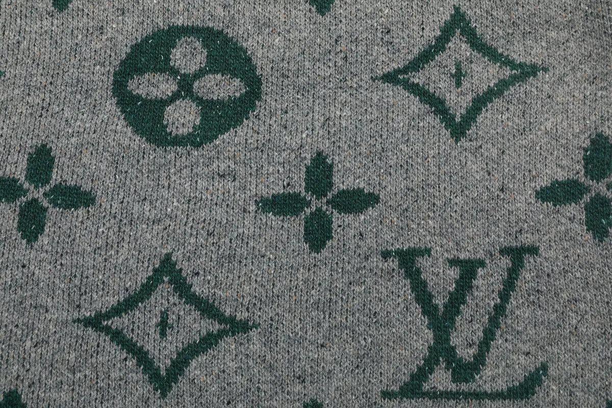 Monogram Jacquard Crew-Neck Sweater D20021603 — view 5