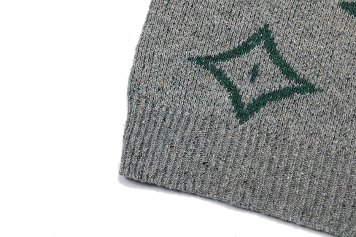 Monogram Jacquard Crew-Neck Sweater D20021603 — view 7