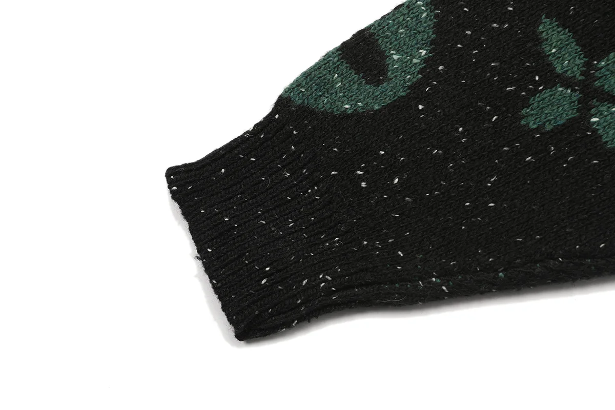 Monogram Jacquard Crew-Neck Sweater D20021601 — view 6