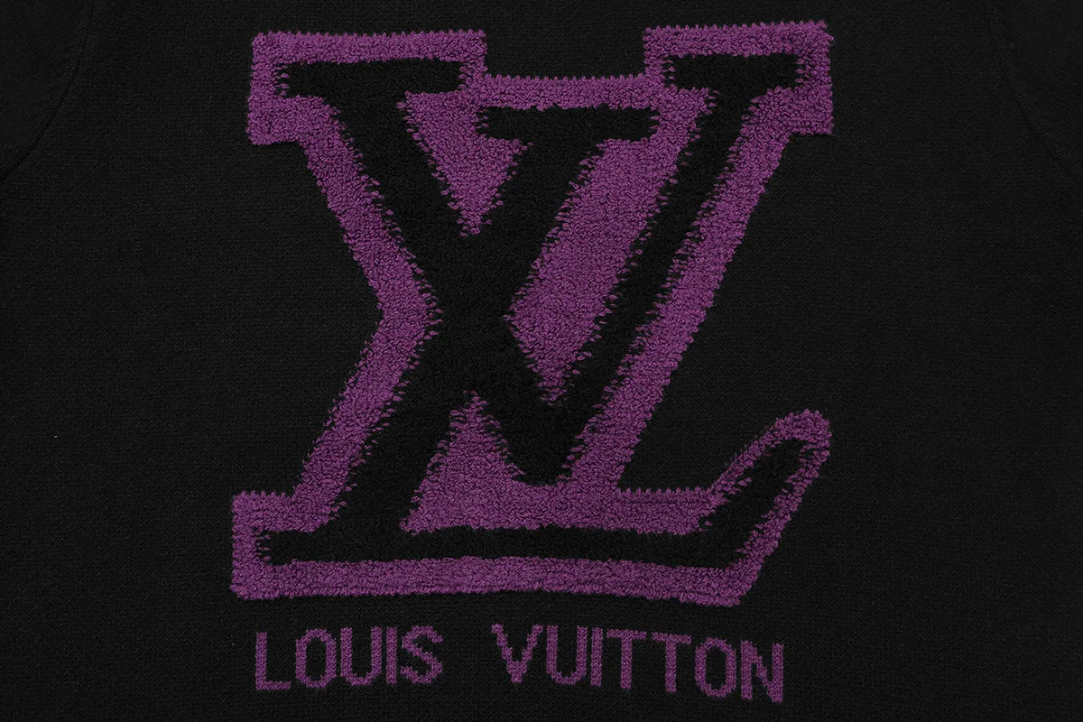 Logo Chenille Embroidery Knit Sweater D20021620 — view 5