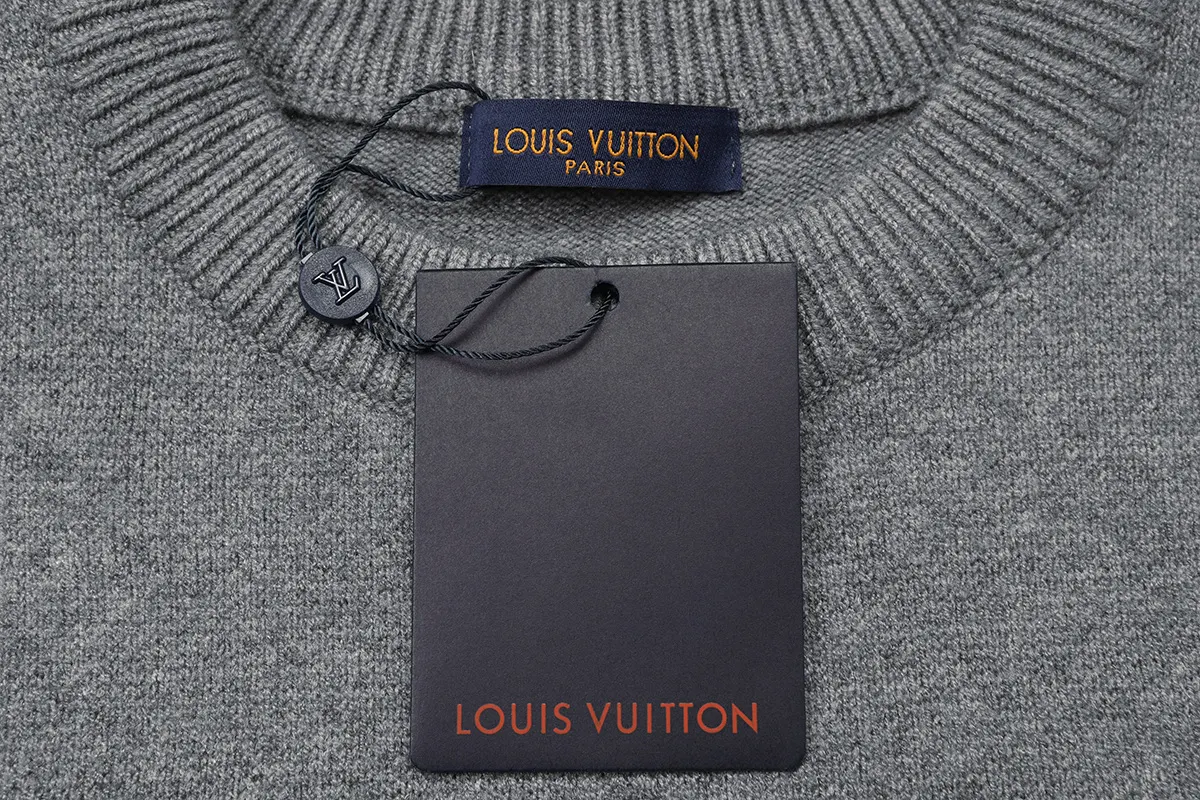 Logo Jacquard Crew-Neck Sweater D20021621 — view 3