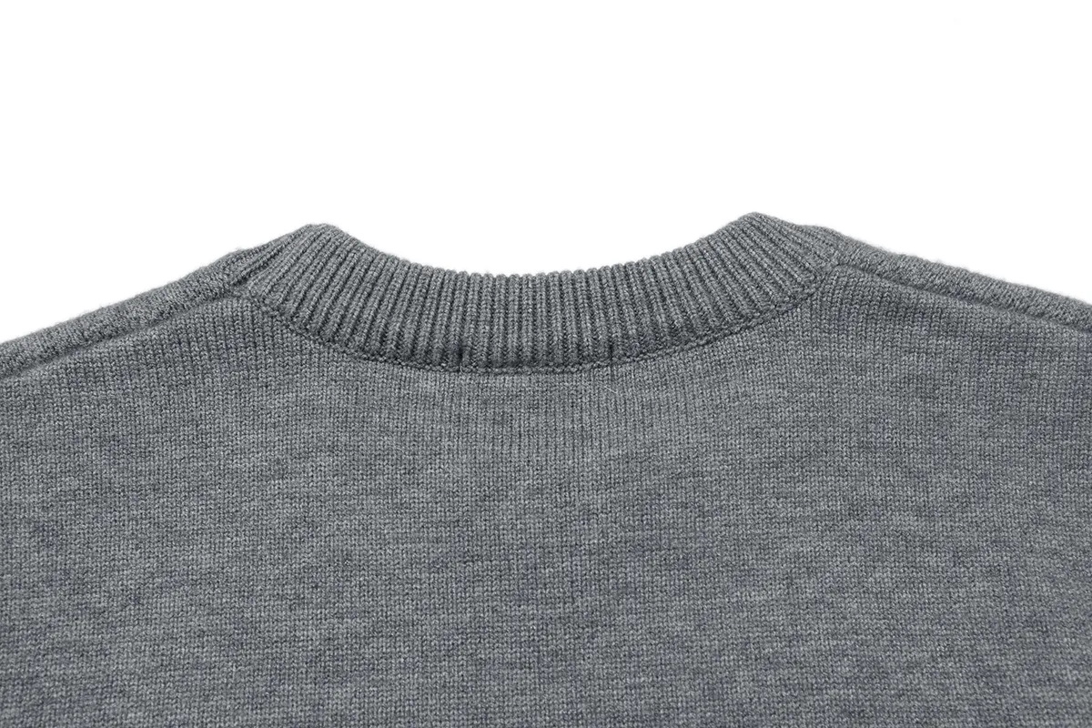Logo Jacquard Crew-Neck Sweater D20021621 — view 4