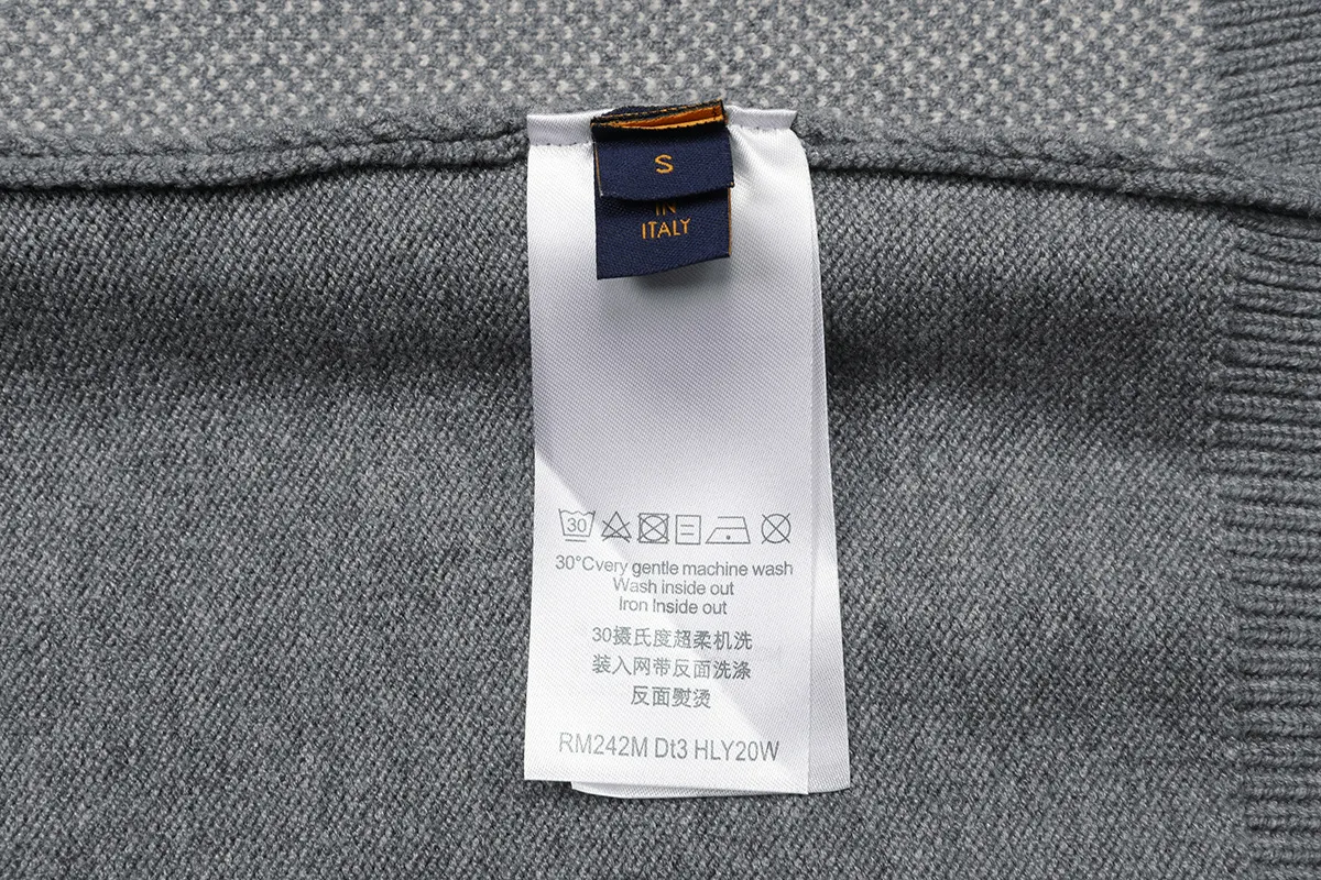 Logo Jacquard Crew-Neck Sweater D20021621 — view 8
