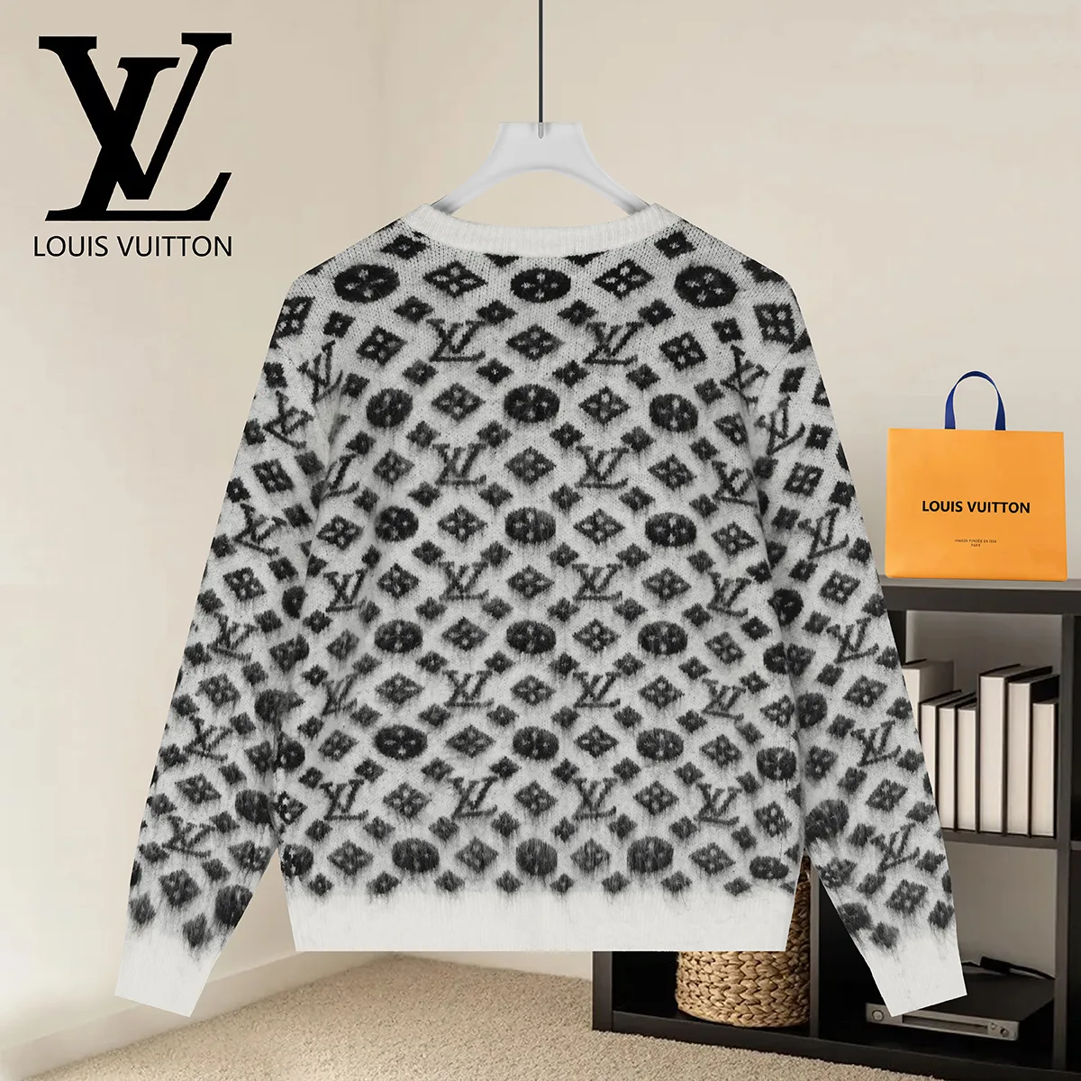 Monogram Jacquard Knit Cardigan D21021608 — view 2