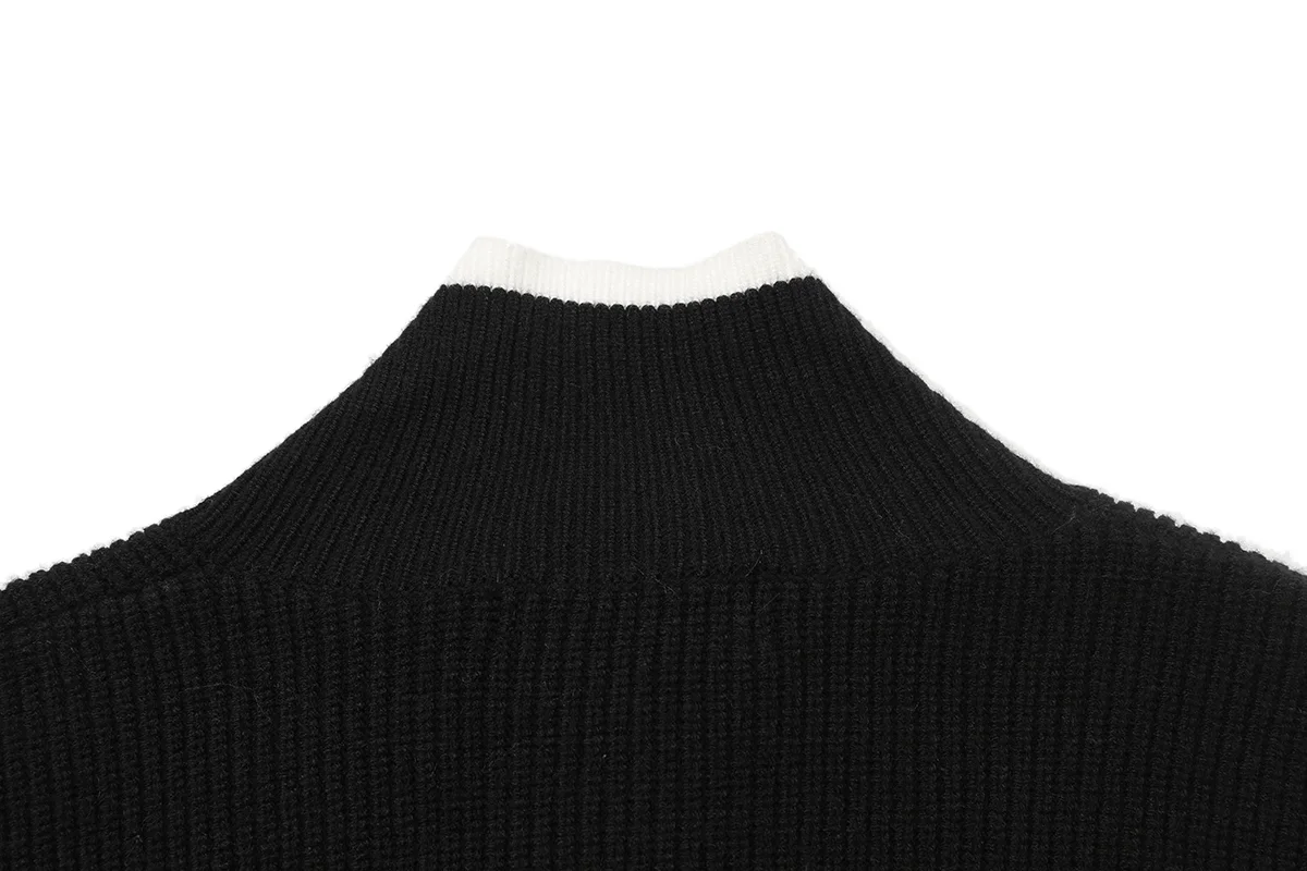 Zip-Up Merino Wool Cardigan D22021585 — view 4