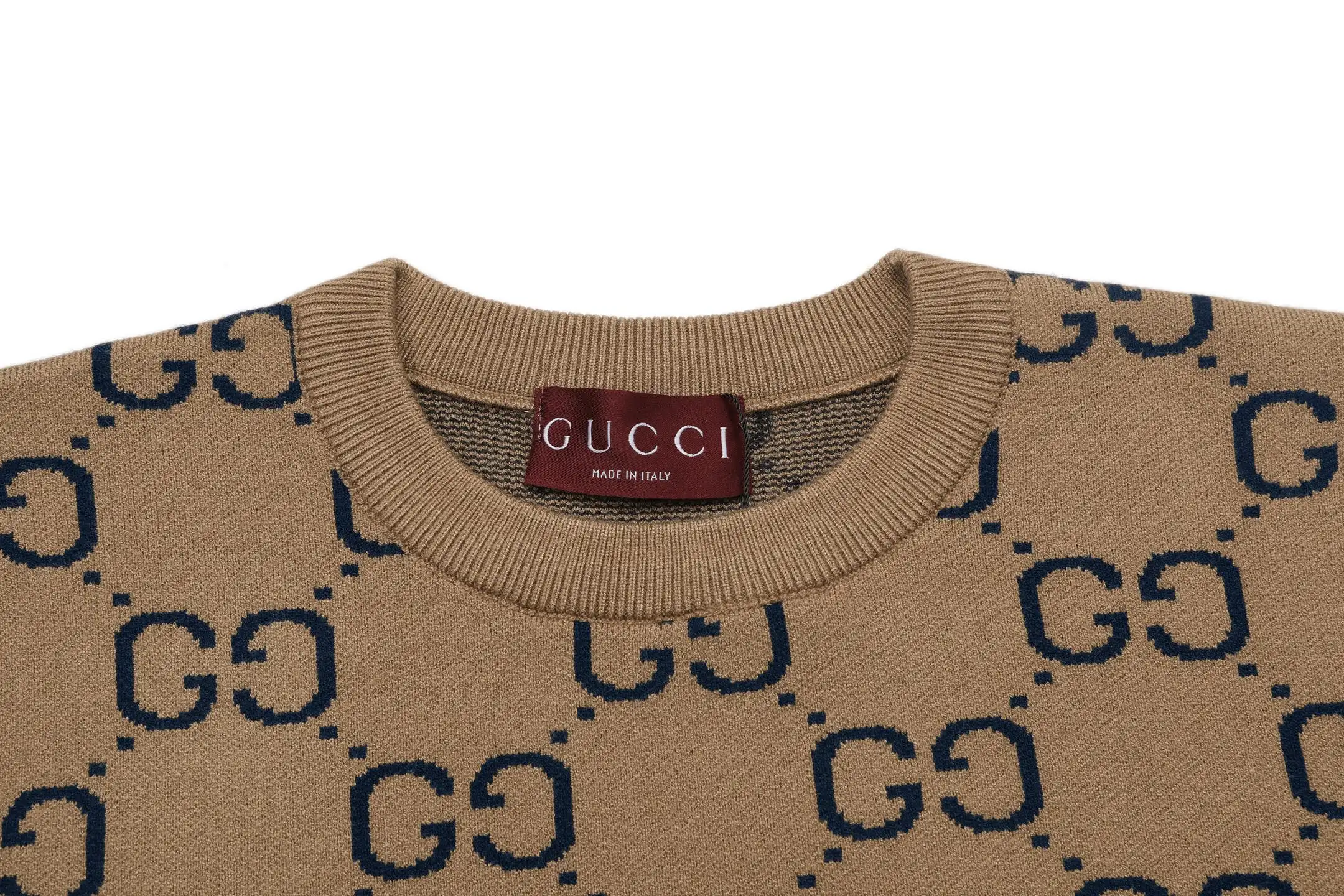 GG Monogram Jacquard Wool Sweater D18021631 — view 3