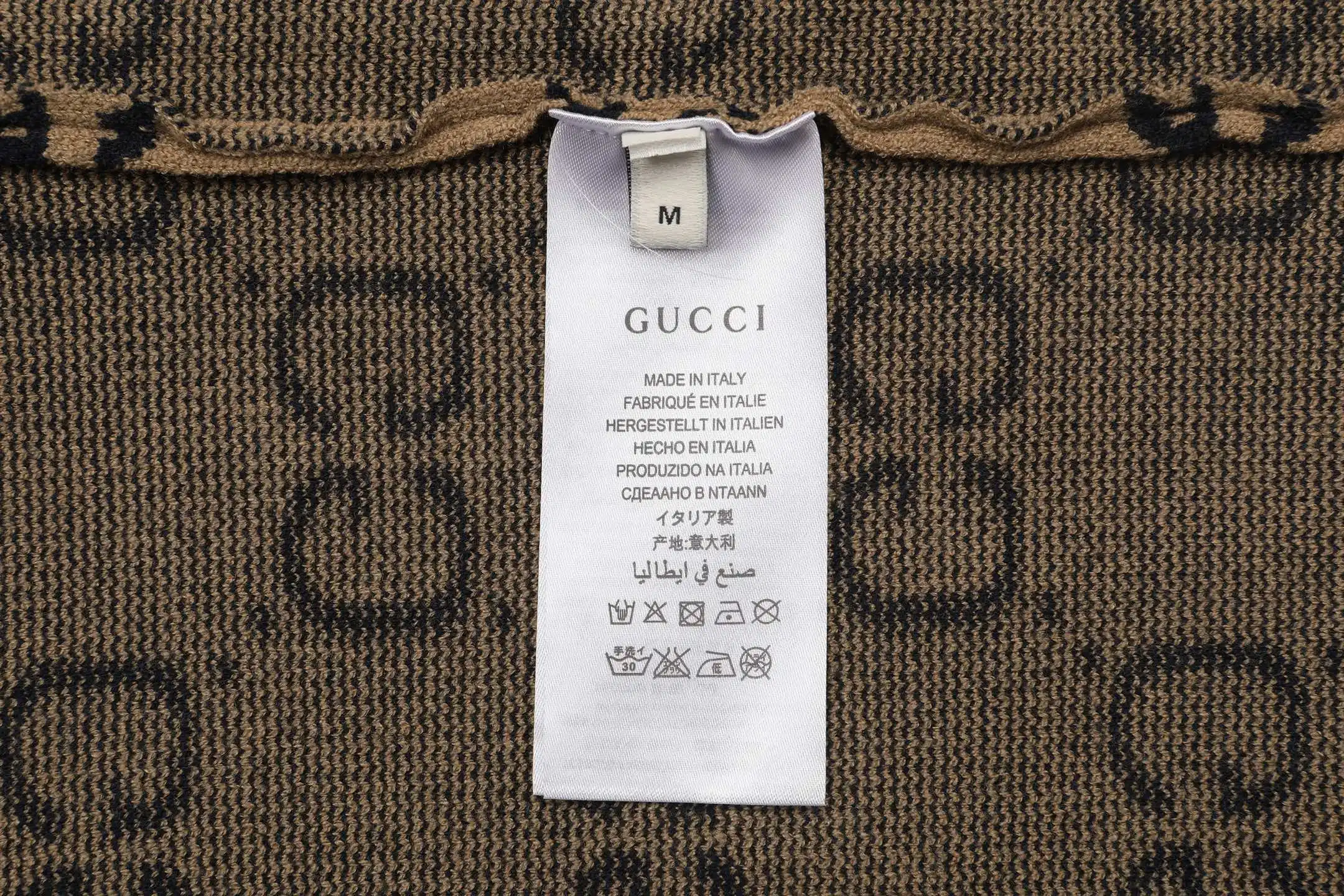 GG Monogram Jacquard Wool Sweater D18021631 — view 8