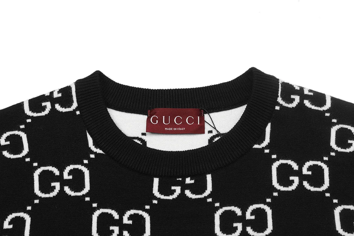 GG Monogram Jacquard Wool Sweater D18021635 — view 3
