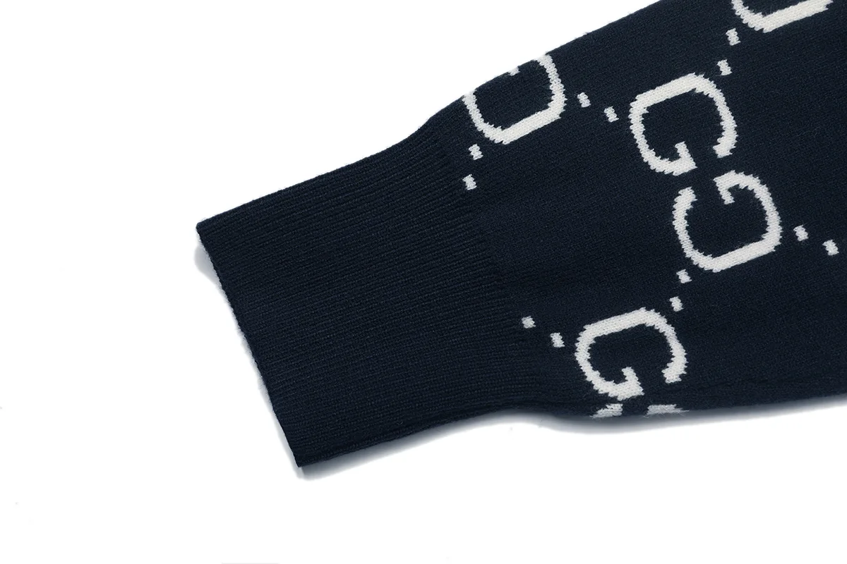 GG Monogram Jacquard Wool Sweater D18021636 — view 5