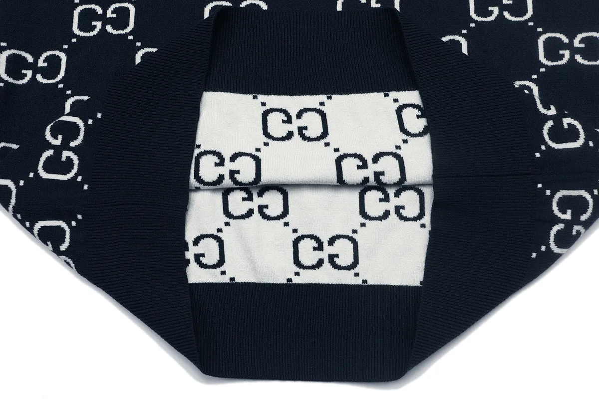 GG Monogram Jacquard Wool Sweater D18021636 — view 7