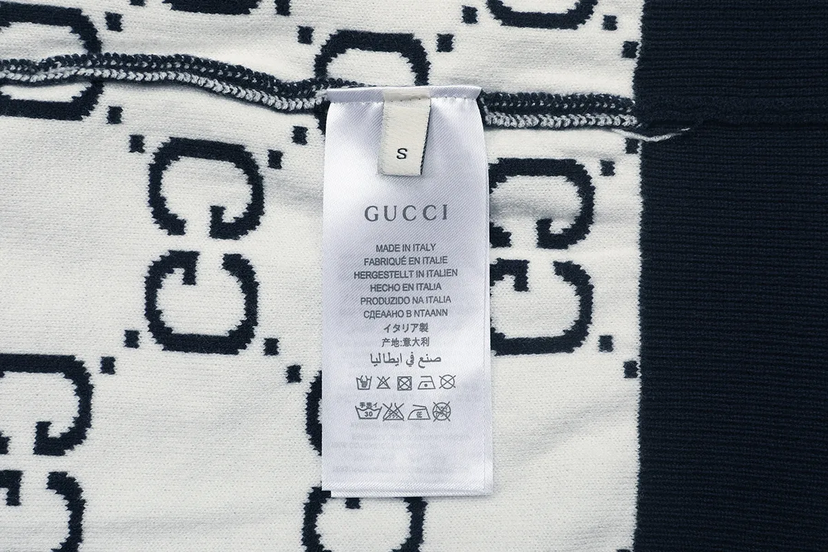 GG Monogram Jacquard Wool Sweater D18021636 — view 8