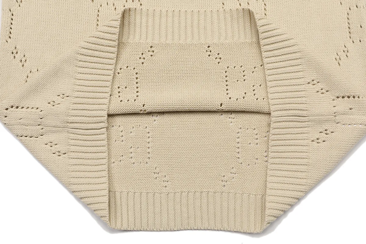 GG Perforated Wool Crew-Neck Sweater D18021640 — view 7