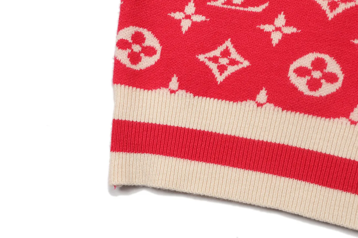 Monogram Intarsia Wool Crew-Neck Sweater D18021614 — view 6