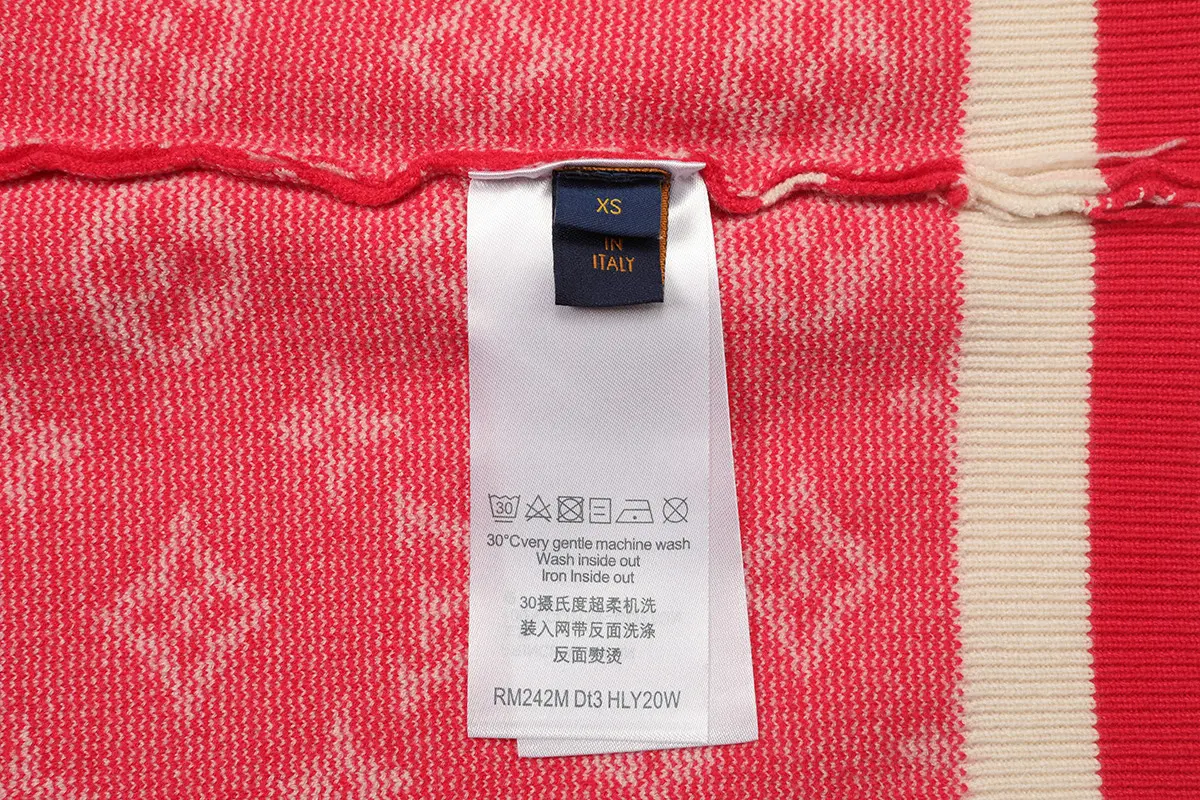 Monogram Intarsia Wool Crew-Neck Sweater D18021614 — view 8