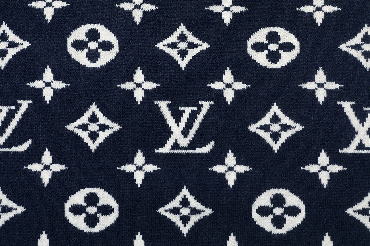 Monogram Intarsia Wool Crew-Neck Sweater D18021613 — view 5