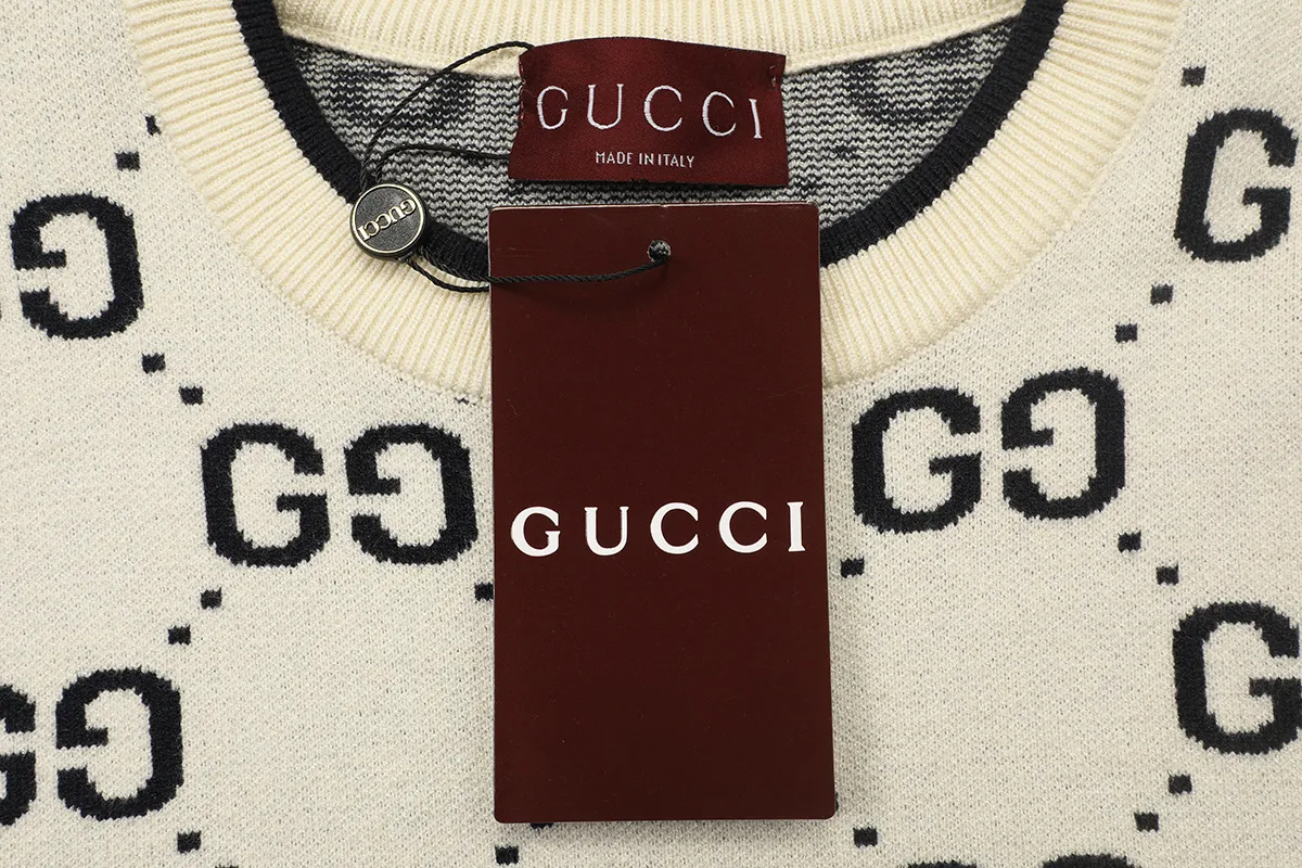 GG Monogram Jacquard Knit Sweater D18521649 — view 3