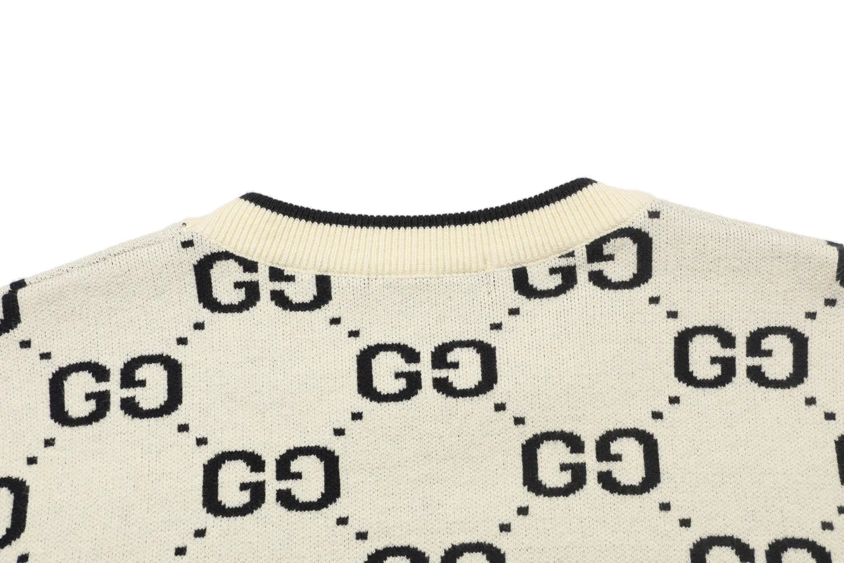 GG Monogram Jacquard Knit Sweater D18521649 — view 4
