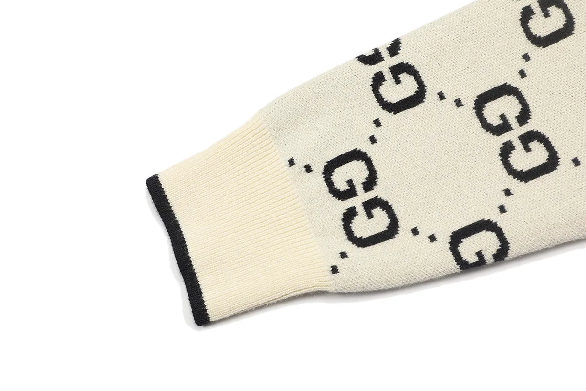 GG Monogram Jacquard Knit Sweater D18521649 — view 5