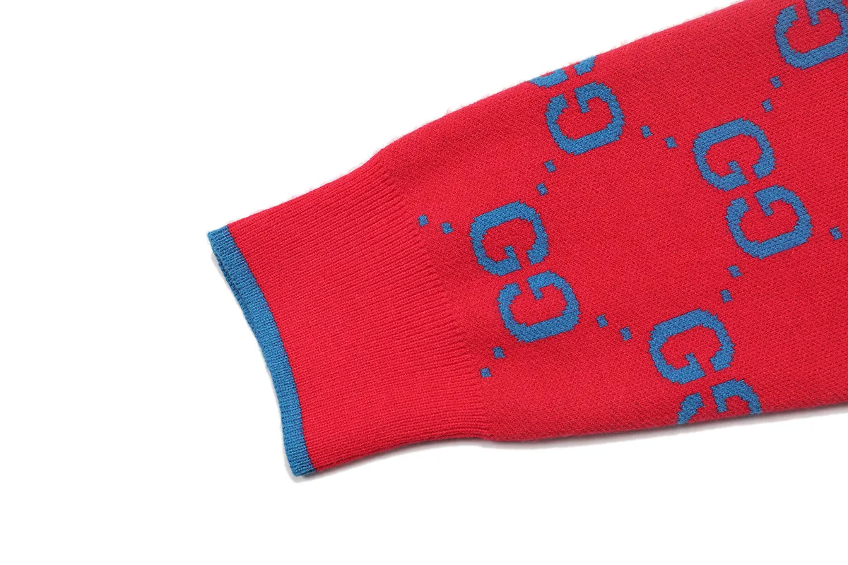 GG Monogram Jacquard Cotton Knit Sweater D18521650 — view 6