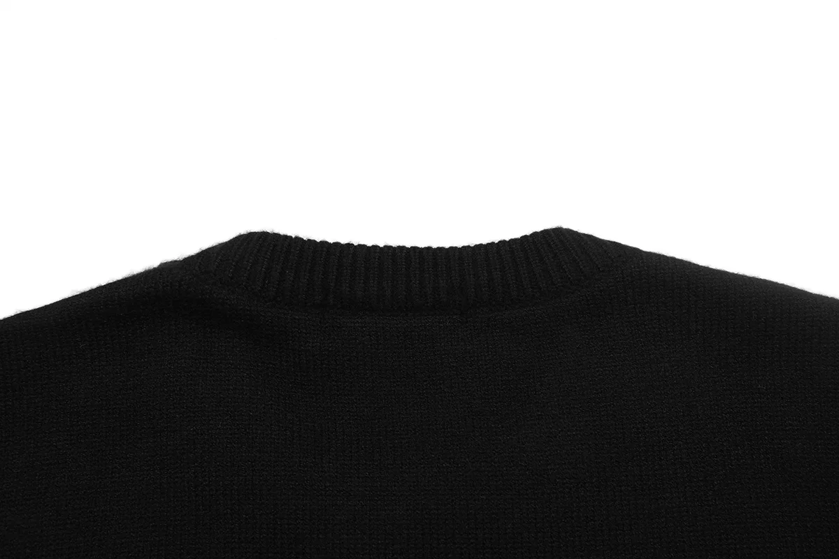 Logo Jacquard Cotton Knit Sweater D18521625 — view 4