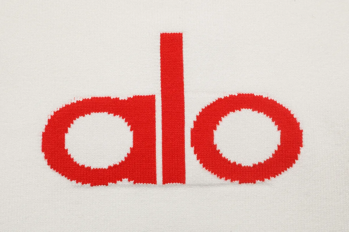 Logo Jacquard Short-Sleeve Knit Sweater D18521624 — view 5
