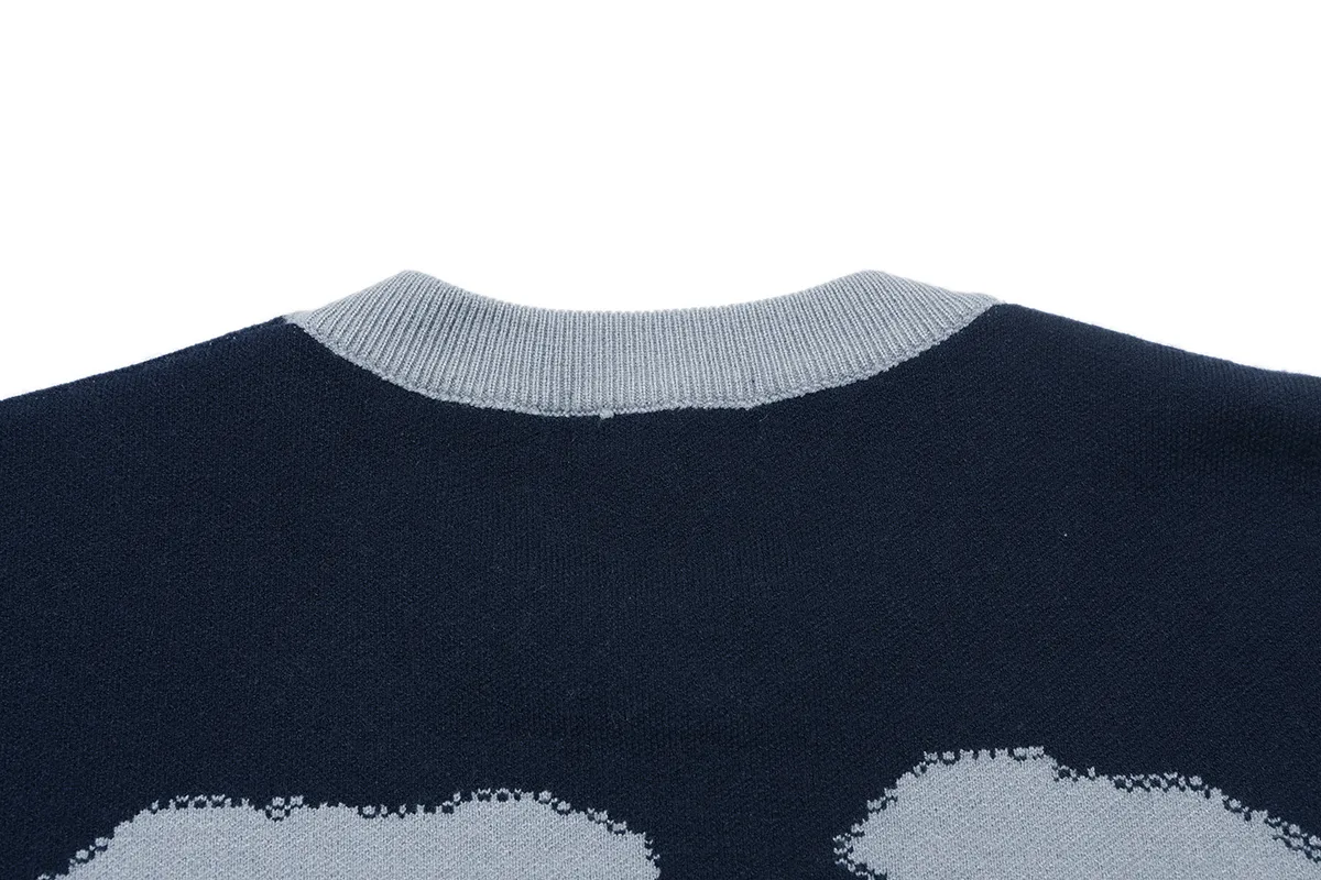 Logo Jacquard Ombré Knit Sweater D18521618 — view 4