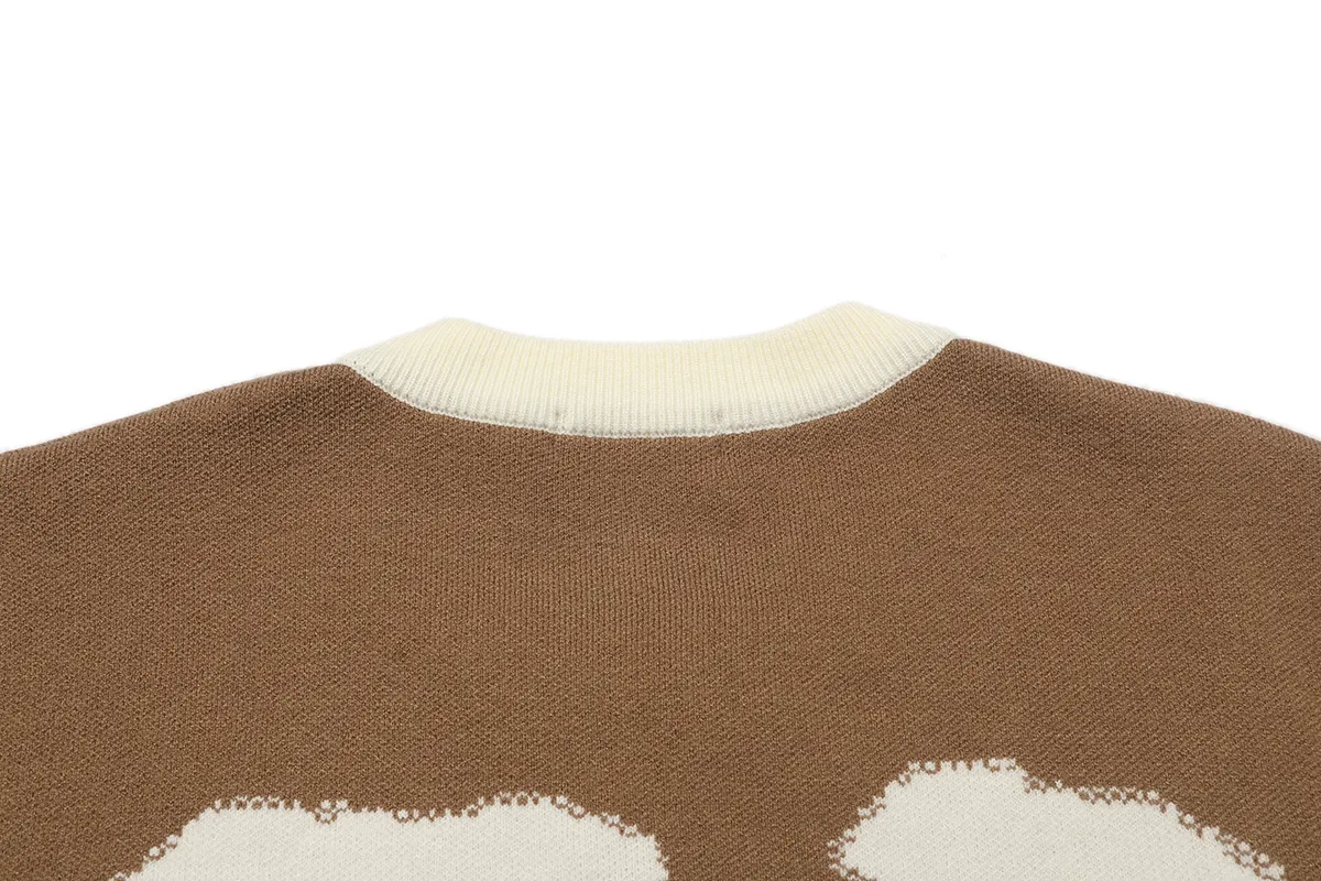 Gradient Monogram Jacquard Crew-Neck Sweater D18521619 — view 4