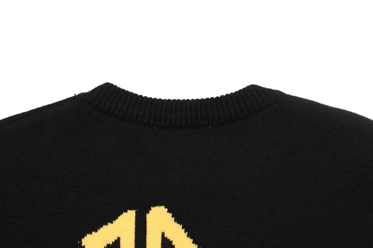 Logo Jacquard Crew-Neck Knit Sweater D18521565 — view 4