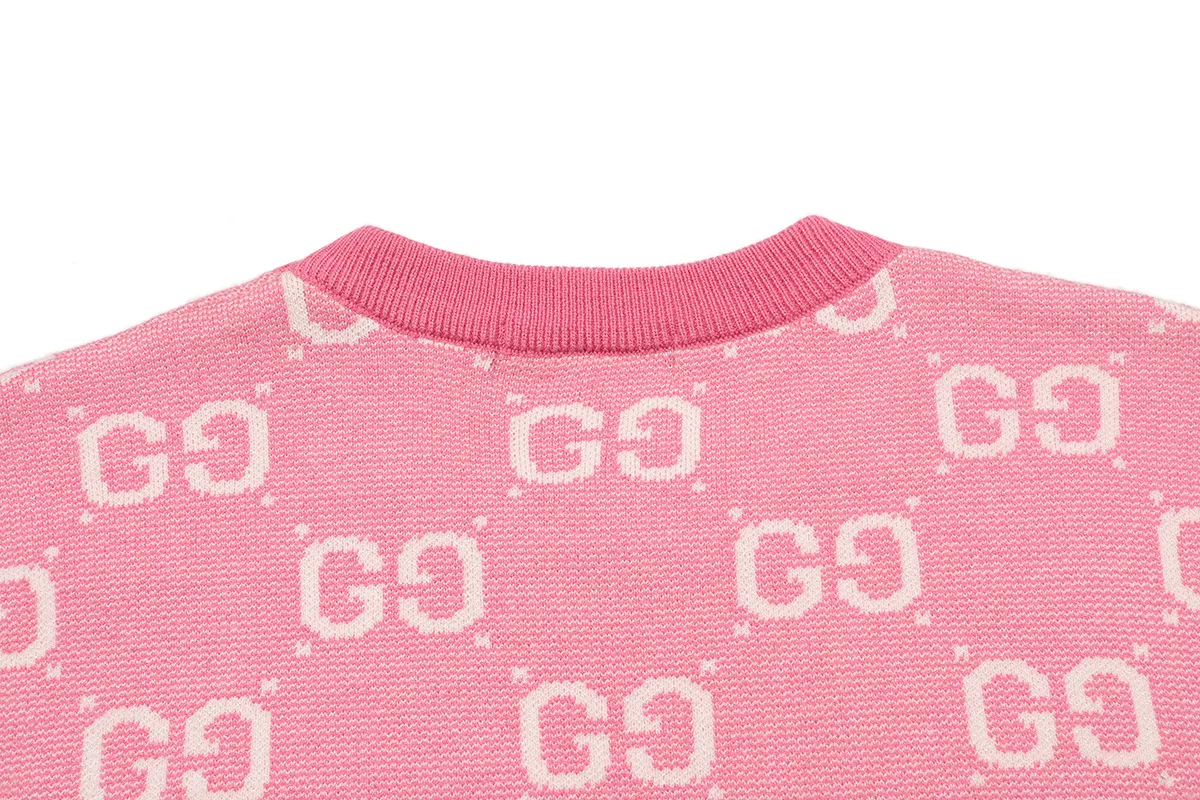 GG Monogram Jacquard Cotton Knit Sweater D19021643 — view 4