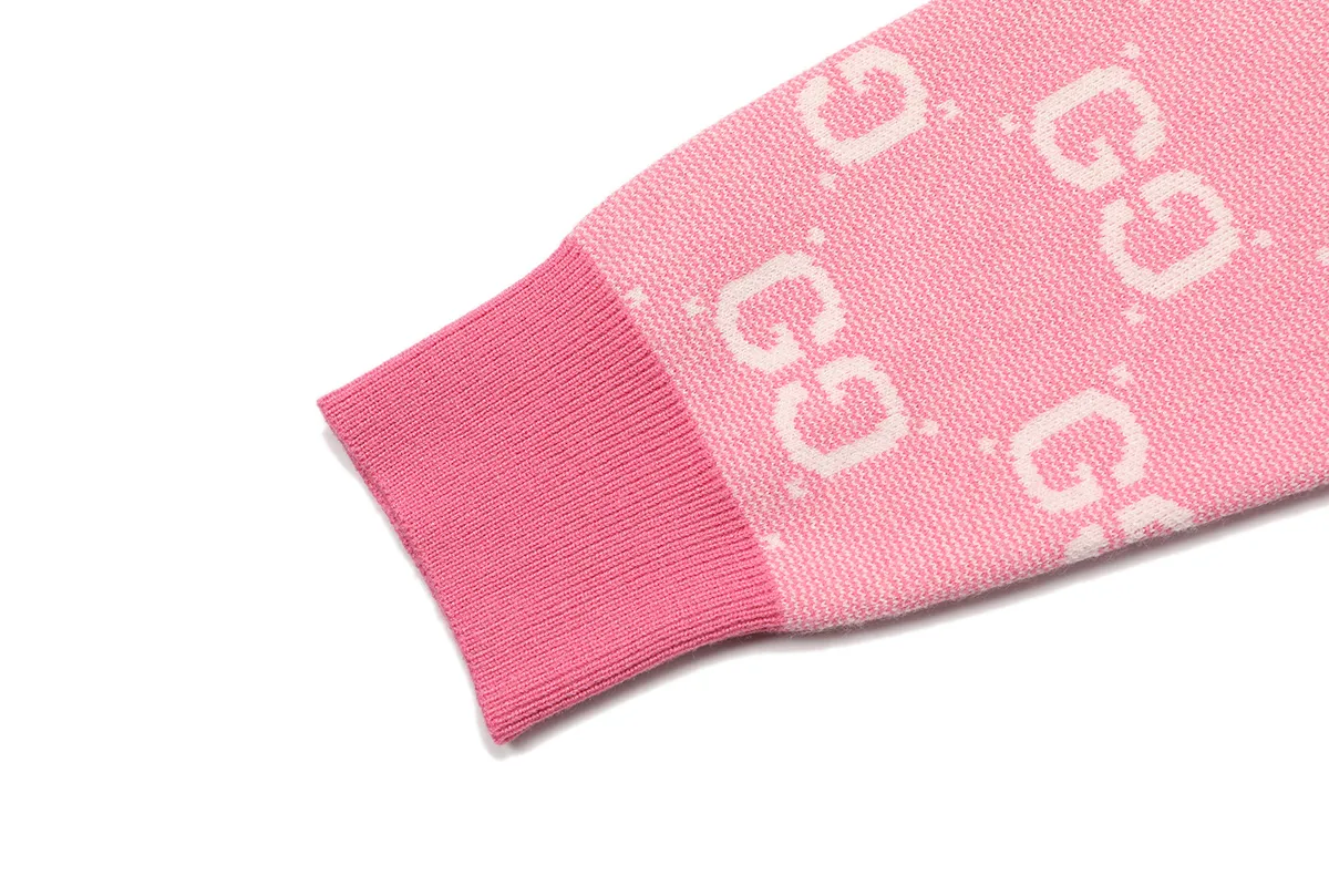 GG Monogram Jacquard Cotton Knit Sweater D19021643 — view 5