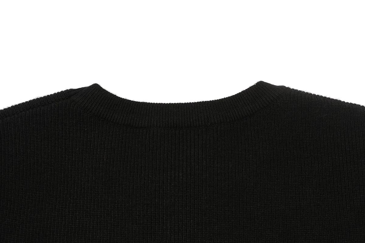 Logo Jacquard Crew-Neck Knit Sweater D19021647 — view 4