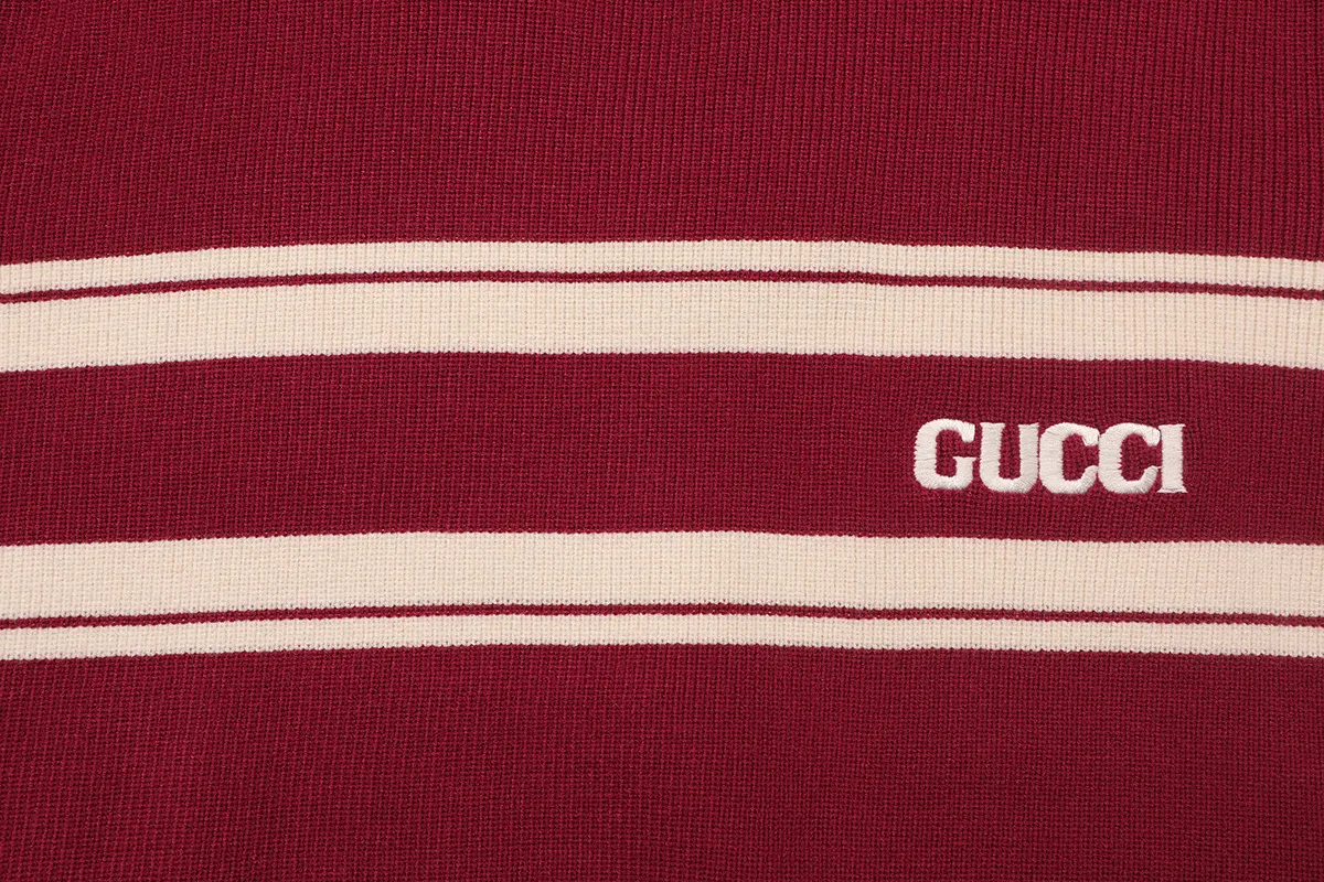Logo Jacquard Striped Knit Sweater D19021648 — view 5