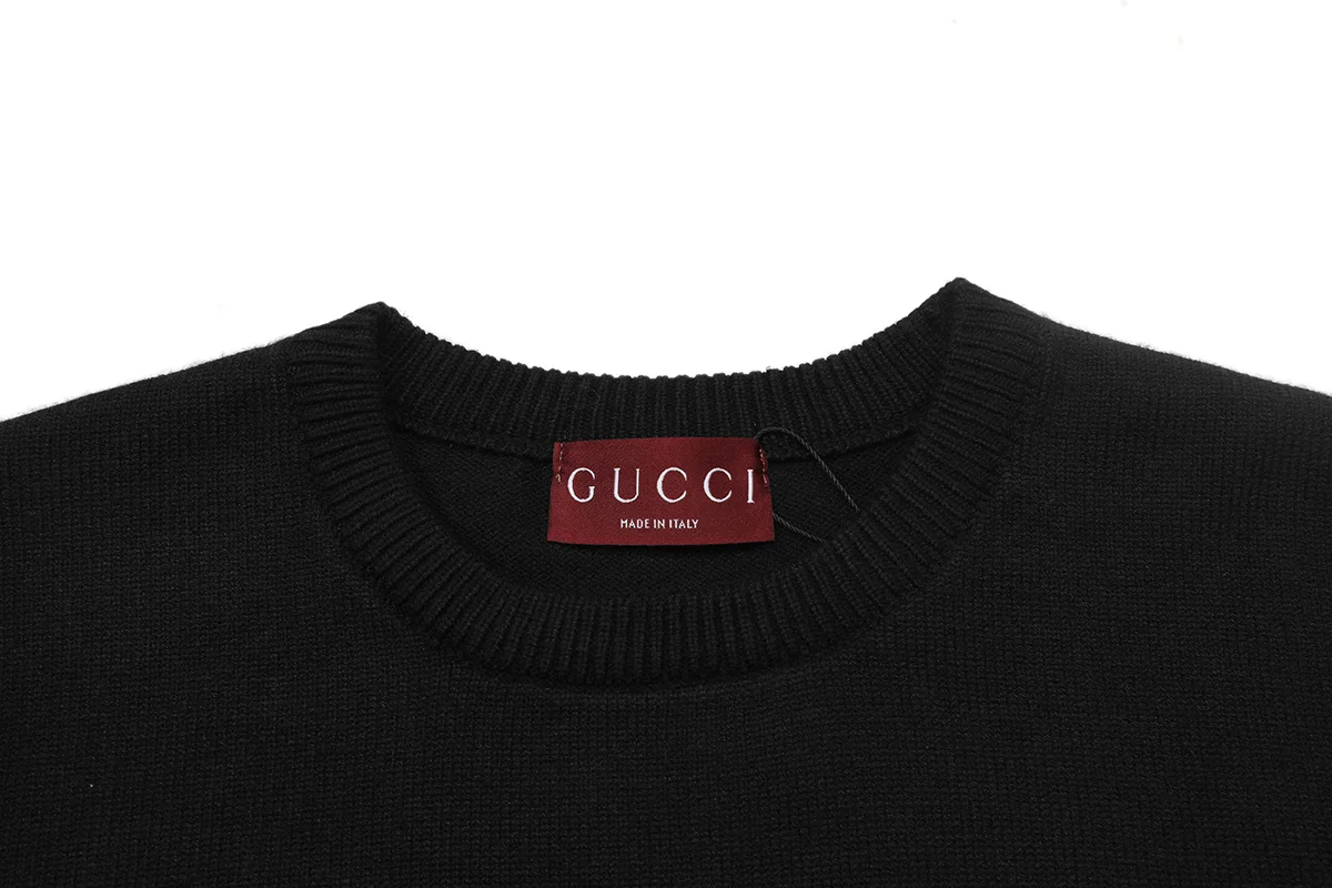 Logo Smiley Intarsia Knit Sweater D19021646 — view 3