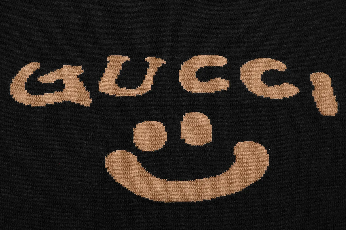 Logo Smiley Intarsia Knit Sweater D19021646 — view 5