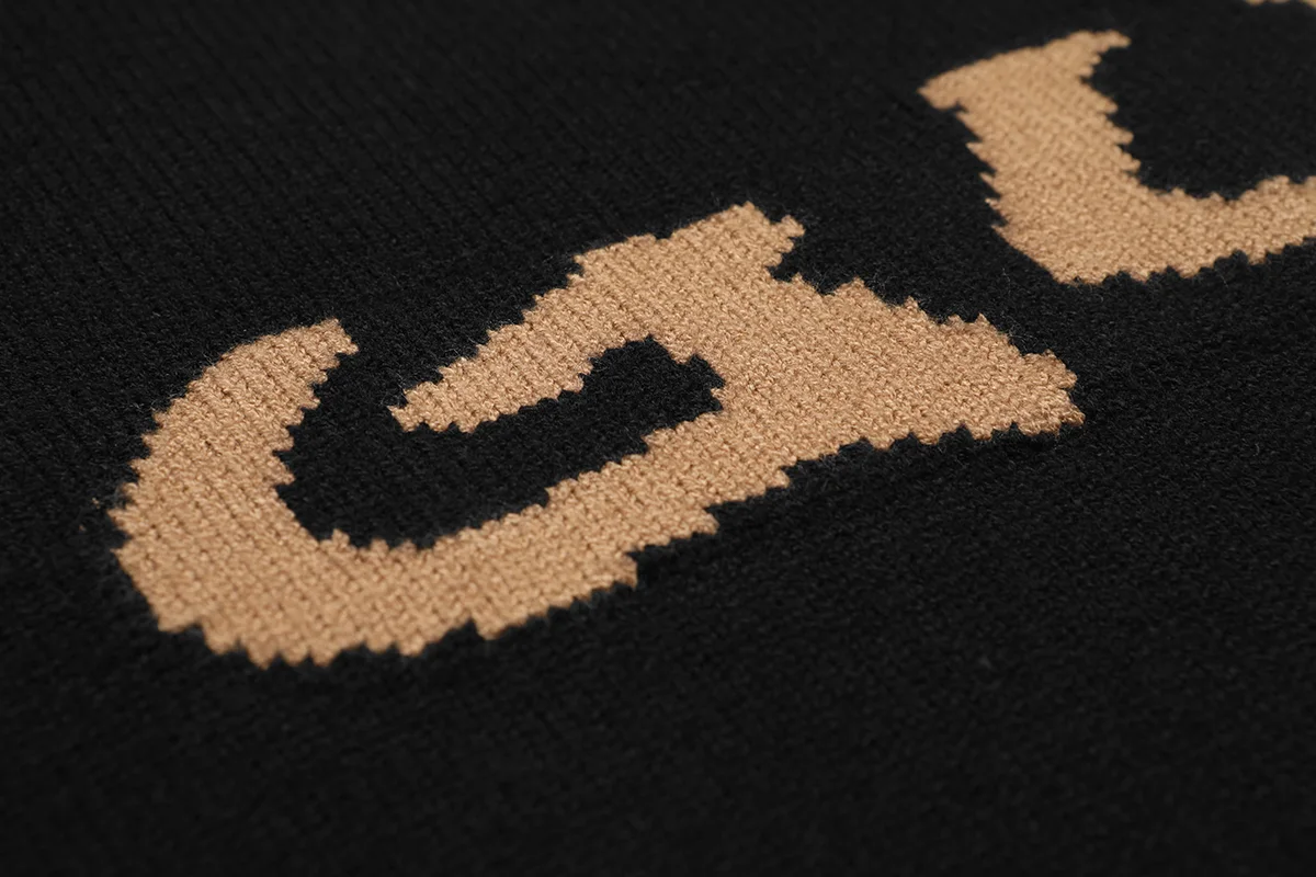 Logo Smiley Intarsia Knit Sweater D19021646 — view 6