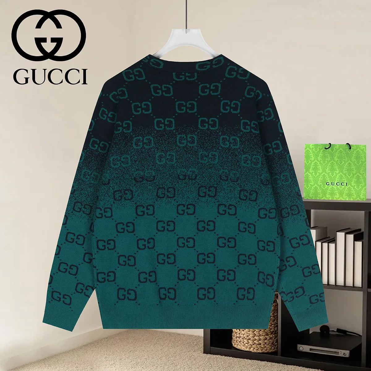 GG Monogram Gradient Knit Sweater D19021641 — view 2