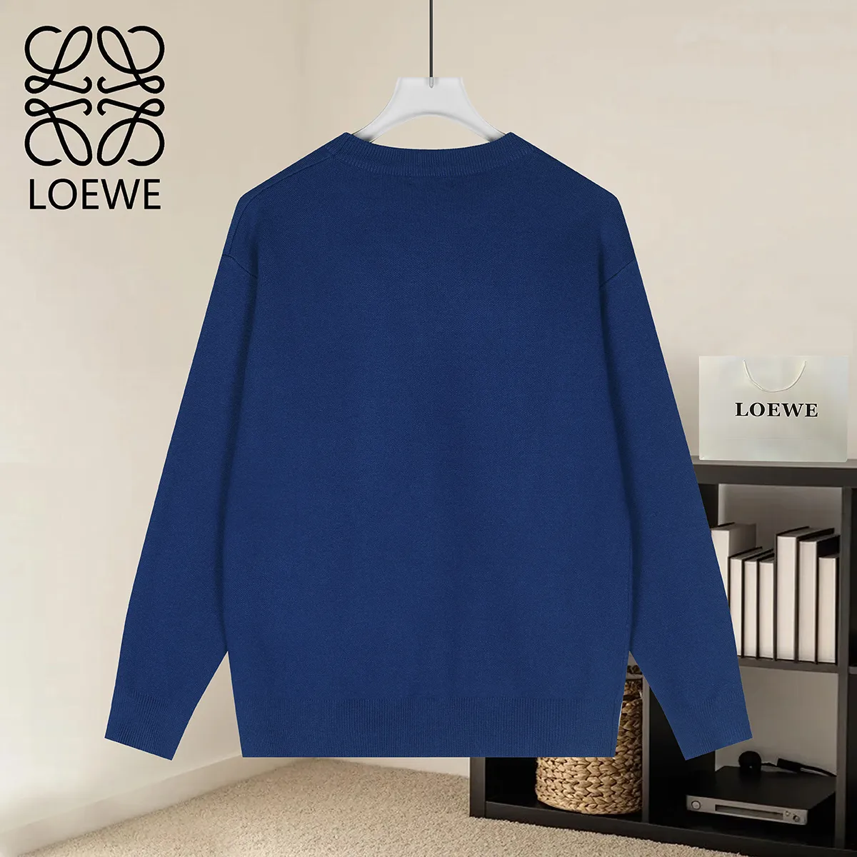 Anagram Pocket Modal-Blend Sweater D19021579 — view 2