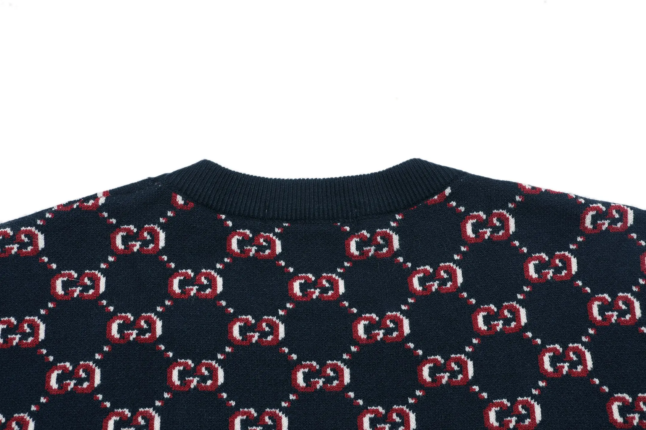 GG Monogram Jacquard Cotton Knit Sweater D19521632 — view 4